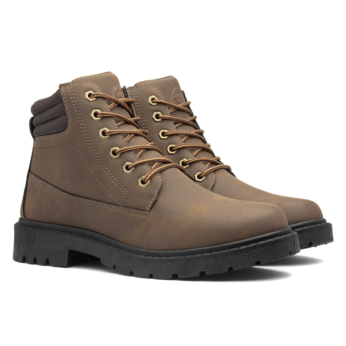 Urban Territory Mens Brown Lace Up Boot