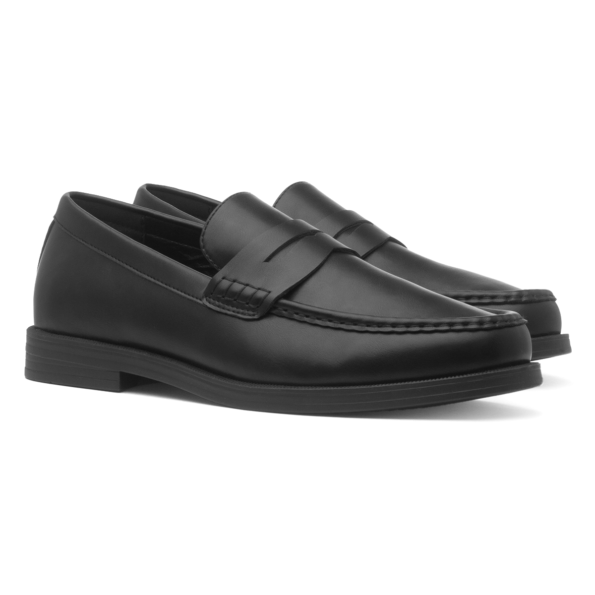 Beckett Mens Black Slip On Loafer Shoe