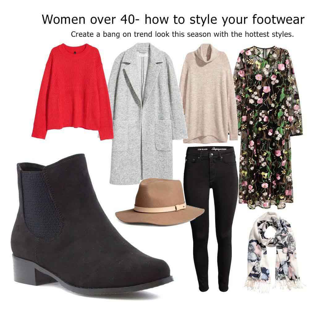 Women over 40 how to style your footwear