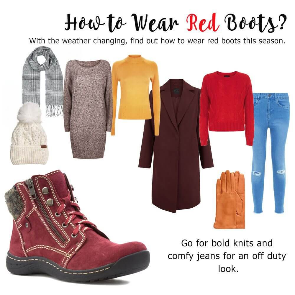 How to wear red boots