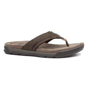 mens narrow flip flops