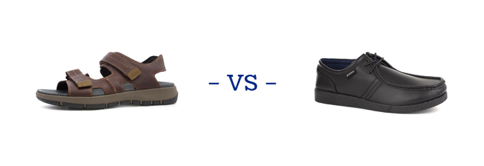 Sandals vs Shoes