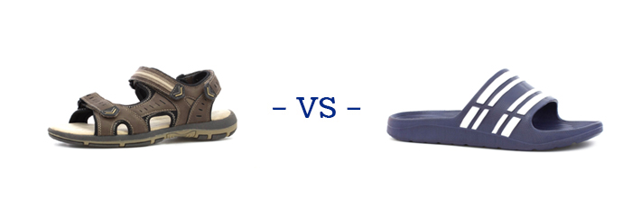 Sandals vs Sliders