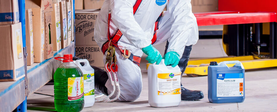 Working with hazardous chemicals