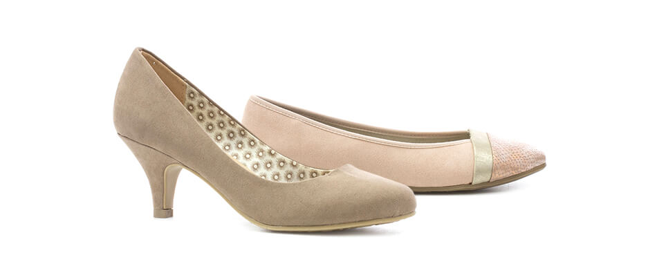 Classic ballet flat shoes with heels-iangel.vn