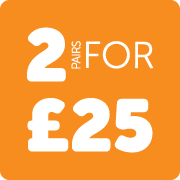 2 pairs for £25 (Click For Details)