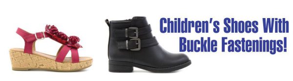Choosing kids buckle fastened footwear 