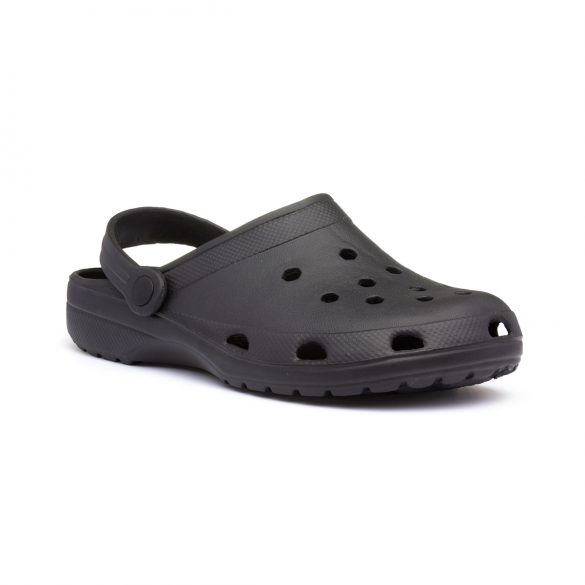 Zone Black Moulded Clog