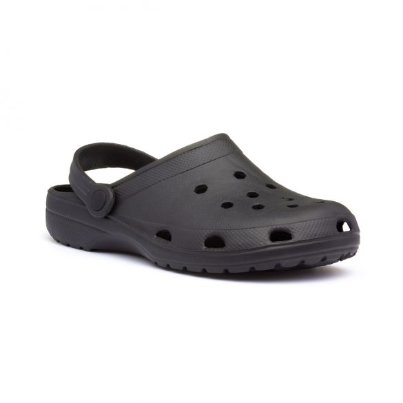 Zone Black Moulded Clog - Kids Size 13 to Adult Size 12