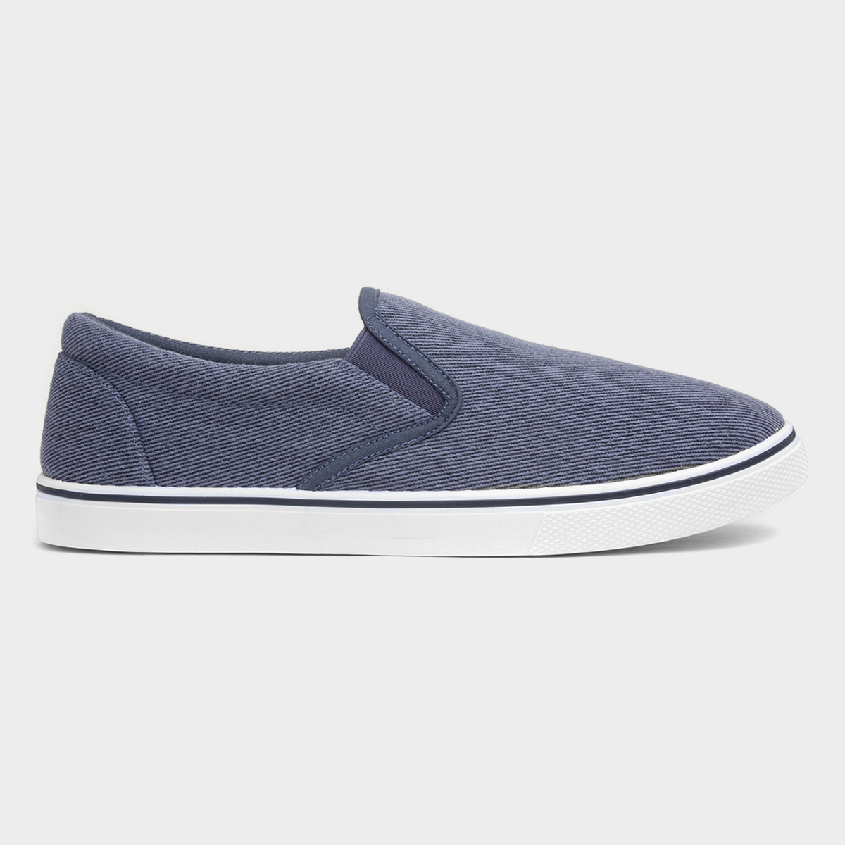 Red Fish Mens Stonewash Blue Slip On Canvas