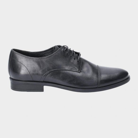 Hush Puppies Ollie Cap Toe Lace Up Shoe in Black