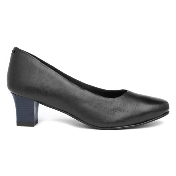 Comfort Plus Karla Women's Black Leather Shoe