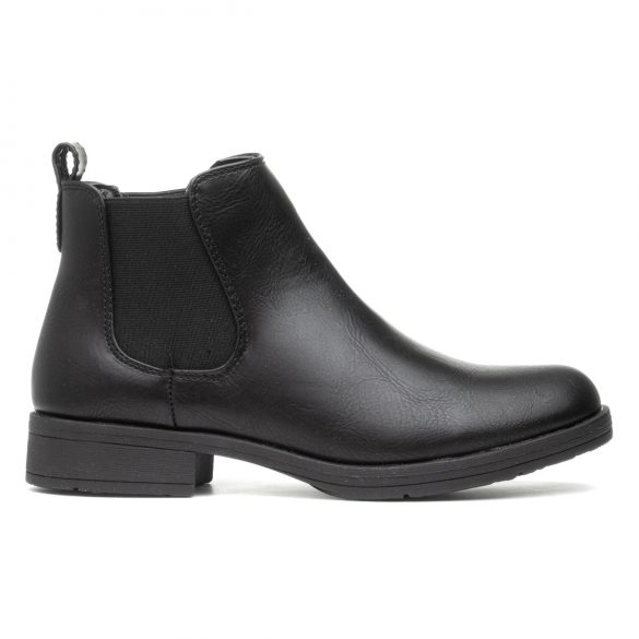 Lilley Women's Black Chelsea Boot Pull On Boot