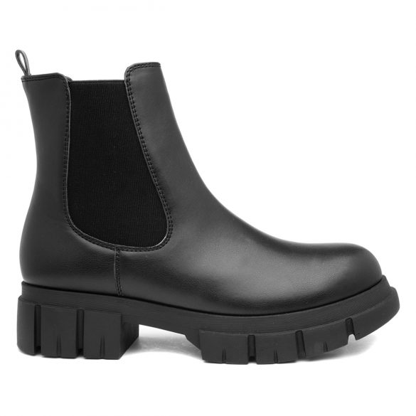 Lilley Women's Black Chunky Chelsea Boot
