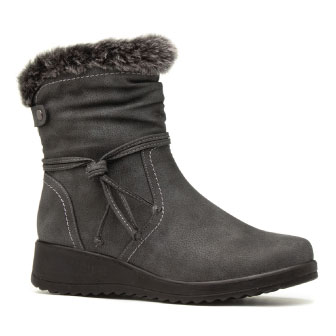 faux suede boot