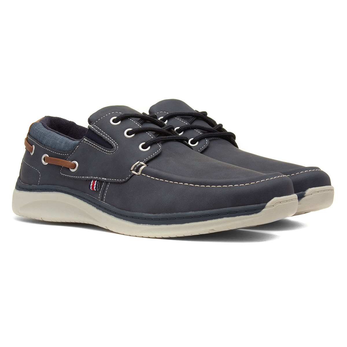 Comfy Steps Harlan Mens Navy Boat Shoe Comfy Steps Harlan Mens Navy Boat Shoe