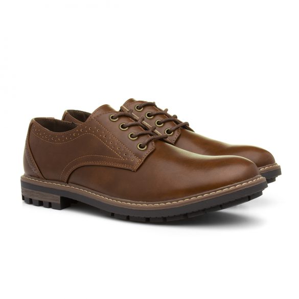 Beckett Men's Lace Up Formal Shoe in Brown