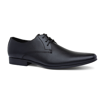 Beckett Mens Lace Up Formal Shoe in Black