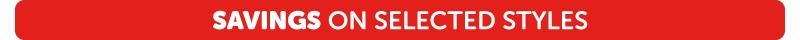 SB - Savings on Selected Styles