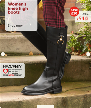 MHP Scroller Heavenly Feet Knee High Boots