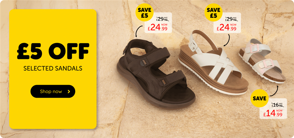 DHP Scroller £5 Off Selected Sandals