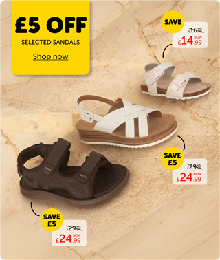 MHP Scroller £5 Off Selected Sandals