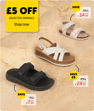 MHP Scroller £5 Off Selected Sandals