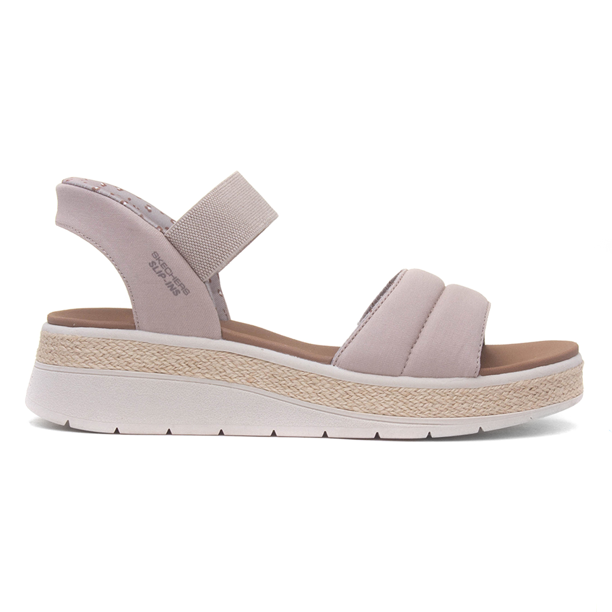 Skechers Slip Ins Bobs Sun Ray Womens Taupe Sandal